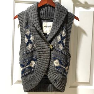 abercrombie vintage sweater vest